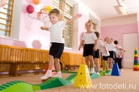Физическая культура в детском саду, фото автора сайта фотодети Губарева И.Н.