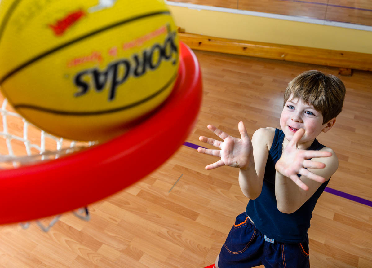 Баскетбол в детском саду.